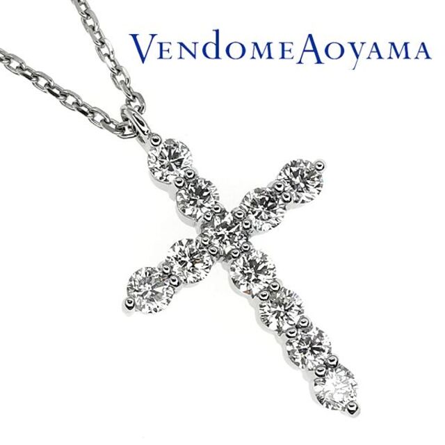 Vendome Aoyama - ヴァンドーム青山 プラチナ ダイヤモンド ネックレス 0.35ct