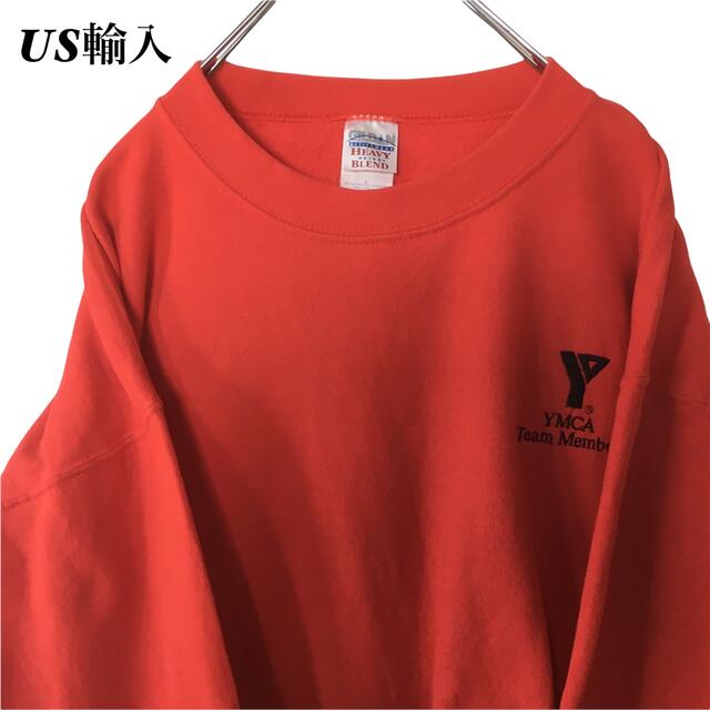 GILDAN(ギルタン)の【US輸入】GILDAN メキシコ製 スウェット トレーナー YMCA 刺繍ロゴ メンズのトップス(スウェット)の商品写真