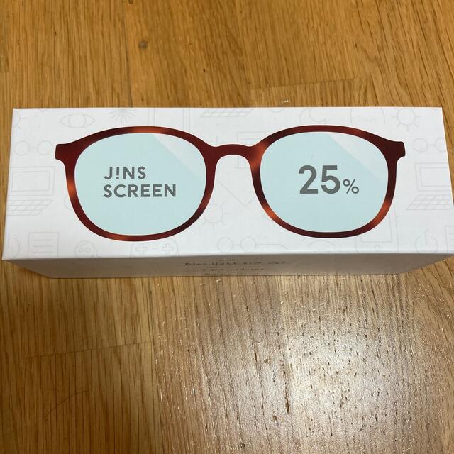 JINS(ジンズ)の空箱　メガネケース　JINS フレームなし　眼鏡　レンズ　ブルーライトカット レディースのファッション小物(サングラス/メガネ)の商品写真