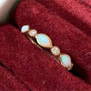 新品 tocca Jewelトッカ ジュエル k18 ブルーオパールダイヤピアス
