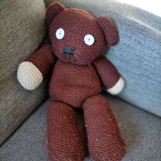 Mr.Bean ミスタービーン🐻テディベア🐻クマのぬいぐるみ 編みぐるみ