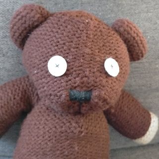 Mr.Bean ミスタービーン🐻テディベア🐻クマのぬいぐるみ 編みぐるみ