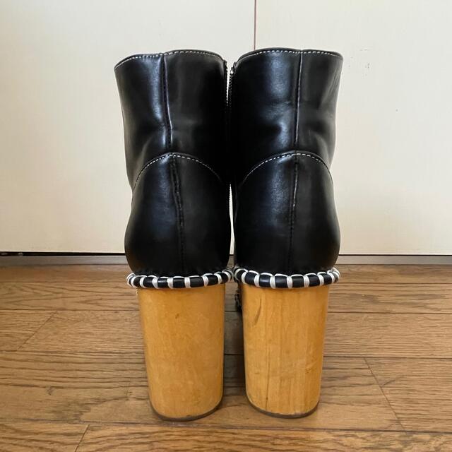 moussy(マウジー)のmoussy WOOD SOLE BOOTS レディースの靴/シューズ(ブーツ)の商品写真