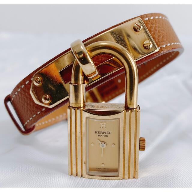 HERMES エルメス ケリーウォッチ 革ベルト クォーツ 腕時計 レディース
