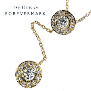 デビアス(DE BEERS)のフォーエバーマーク ダイヤモンド ネックレス Two D® パヴェ(ネックレス)