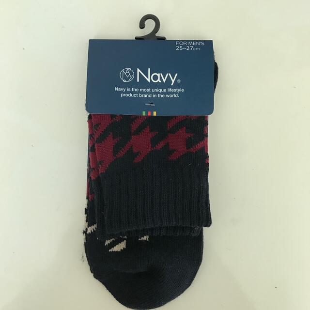 Navy メンズ靴下 メンズのレッグウェア(ソックス)の商品写真