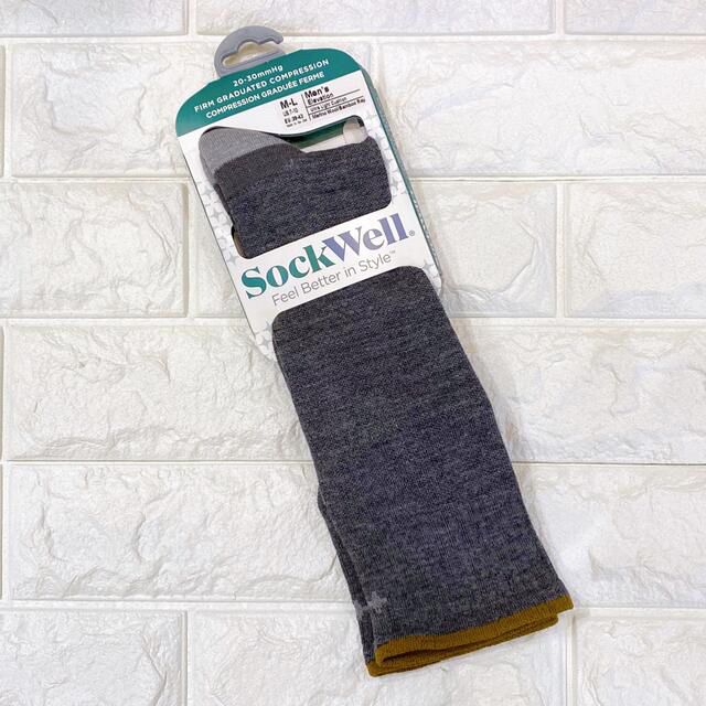 sockwellメンズソックス:グレー(新品・未使用)