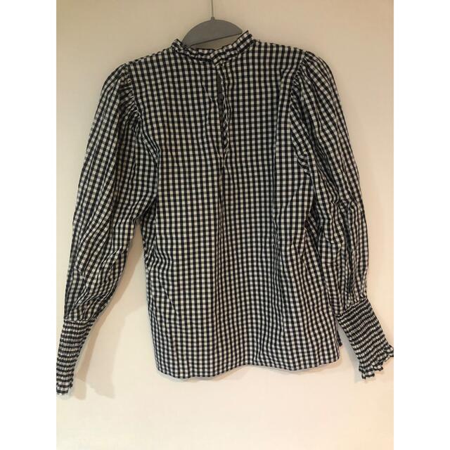 ZARA(ザラ)のZARAチェックブラウス レディースのトップス(シャツ/ブラウス(長袖/七分))の商品写真