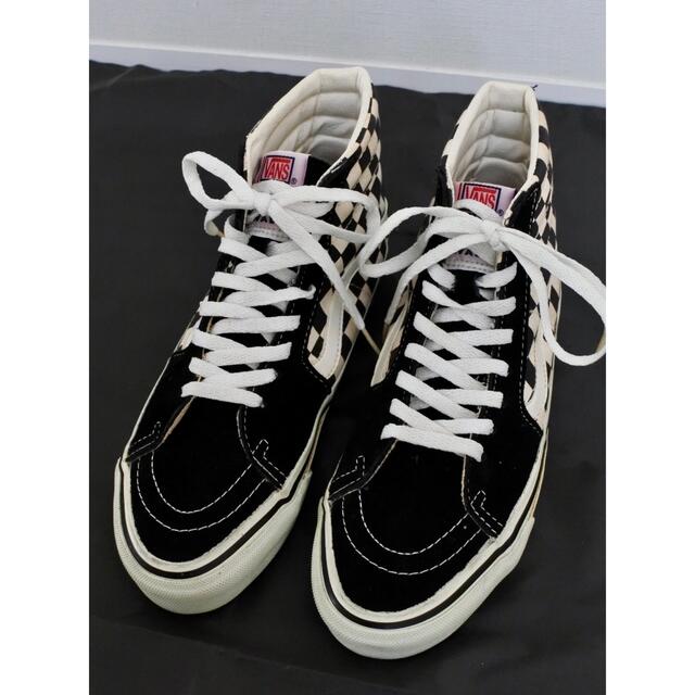 1990年代 USA製VANS SK8-Hi スケート ハイ チェッカー 1990年代 USA製VANS SK8-Hi スケート ハイ チェッカー