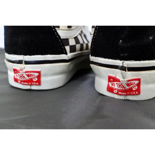 1990年代 USA製VANS SK8-Hi スケート ハイ チェッカー