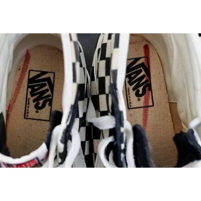 VANS(ヴァンズ)の1990年代 USA製VANS SK8-Hi スケート ハイ チェッカー メンズの靴/シューズ(スニーカー)の商品写真