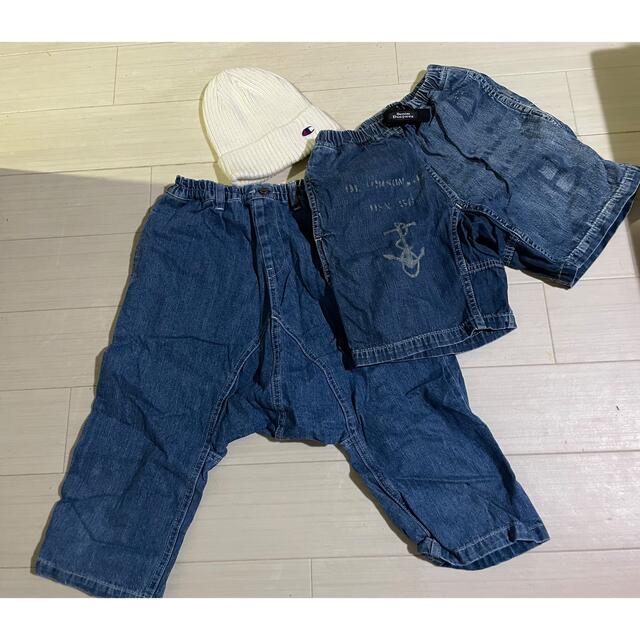 DENIM DUNGAREE(デニムダンガリー)のグラミチ　デニム&ダンガリー  デニム キッズ/ベビー/マタニティのキッズ服男の子用(90cm~)(パンツ/スパッツ)の商品写真