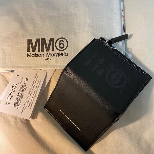 メゾンマルジェラ　折り財布　財布　MM6 ブラック　ウォレット　レディース