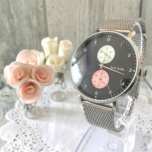 Paul Smith(ポールスミス)の【電池交換済】Paul Smith ポールスミス 腕時計 デイト ピンク メンズの時計(腕時計(アナログ))の商品写真