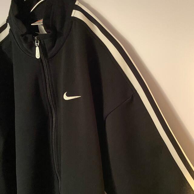 90s　銀タグ　NIKE　ナイキ　トラックジャケット　プロチーム　黒