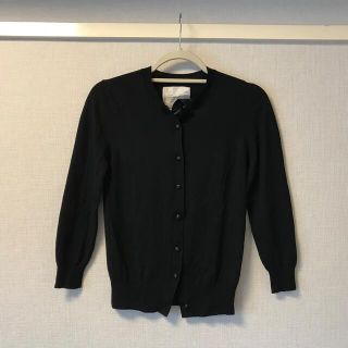 サカイ(sacai)のsacai ブラック カーディガン　サイズ2(カーディガン)