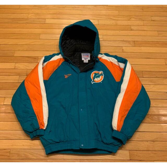 Reebok NFL Dolphinsドルフィンズ　中綿ジャケットナイロンジャケット