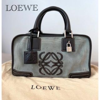 LOEWE????希少パイソンステッチ☆上品アイボリーワンショルダー兼斜め掛けバッグ