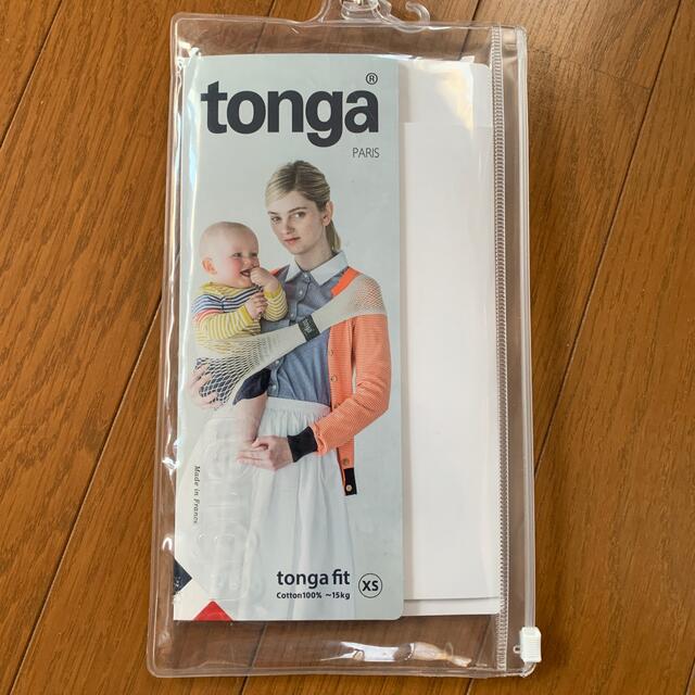 tonga(トンガ)の【美品】抱っこ紐　tonga fit XS(155cm) キッズ/ベビー/マタニティの外出/移動用品(抱っこひも/おんぶひも)の商品写真