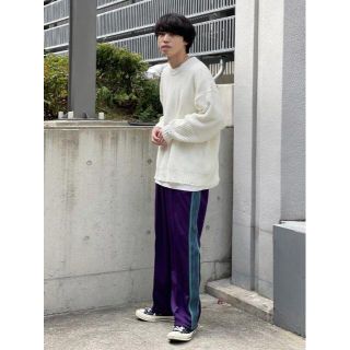 21SS Needles ストレート トラックパンツ S 美品 タグ付き