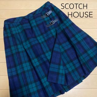 ザスコッチハウス(THE SCOTCH HOUSE)のTHE SCOTCH HOUSE キルトスカート　巻きスカート風　レディース(ひざ丈スカート)