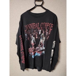 〇【値下げ不可】古着 90s Cannibal Corpse(Tシャツ/カットソー(七分/長袖))