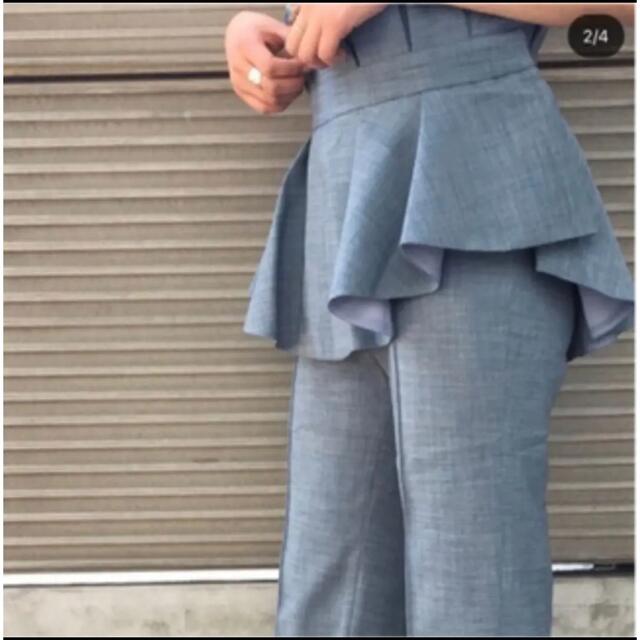 SOLOV NEW RUFFLE PANTS ブルー サイズ1の通販 by m|ラクマ SOLOV NEW RUFFLE PANTS ブルー サイズ1の通販 by m|ラクマ