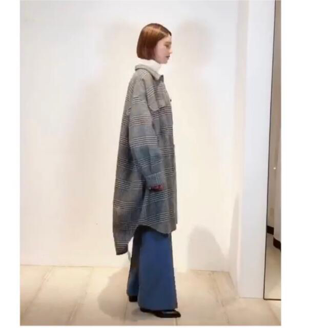 LE CIEL BLUE Oversized Shirt Coat 3