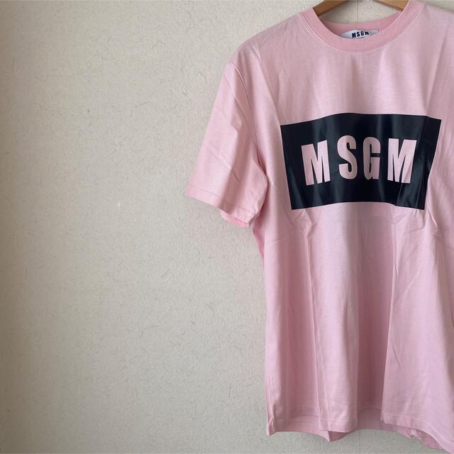 MSGM 定番　ピンクTシャツ