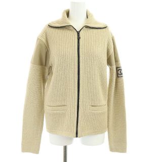 シャネル(CHANEL)のシャネル スポーツライン ニットカーディガン ジャケット ココマーク 38(カーディガン)