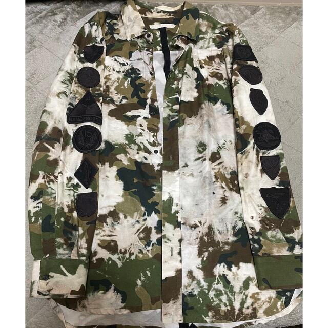 OFFWHITE カモフラージュジャケットミリタリージャケット