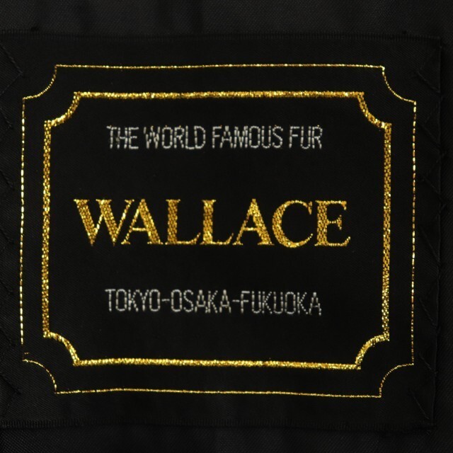 other(アザー)のウォレス WALLACE ファージャケット ファーコート 黒 ダークブラウン レディースのジャケット/アウター(その他)の商品写真