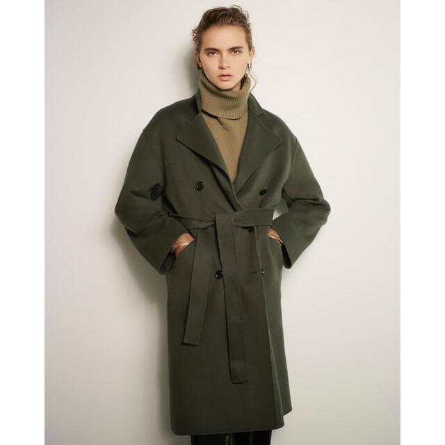 セオリー新品 Luxe New Divide DB Belt Coat DF J - ロングコート
