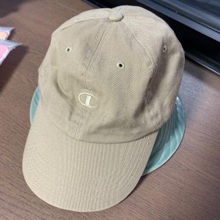 チャンピオン(Champion)の【美品/定番】championキャップ ベージュ/フリーサイズ(キャップ)