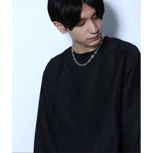 HARE(ハレ)の【新品】HARE 長袖カットソー ブラック 花柄 メンズのトップス(Tシャツ/カットソー(七分/長袖))の商品写真