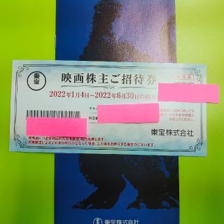 映画ご招待券　東宝　株主優待券　普通郵便(その他)