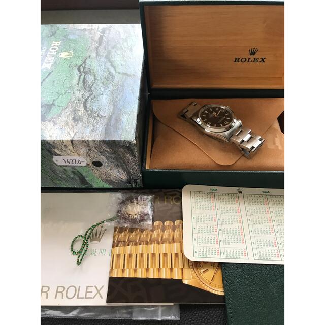 ROLEX(ロレックス)の専用　ロレックス エクスプローラー1 14270トリチウム　シングルバックル メンズの時計(腕時計(アナログ))の商品写真