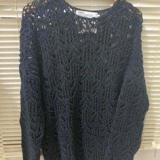 dairiku 21ss flower pattern hand knittig(ニット/セーター)