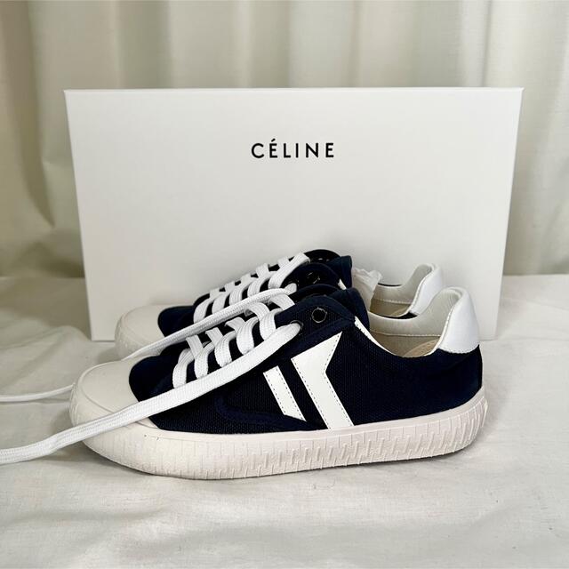 キャンバス】 celine - 新品 セリーヌ キャンバススニーカー 35の通販