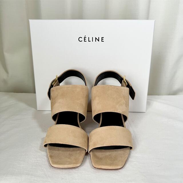 celine(セリーヌ)のセリーヌ プラットフォームミッドヒールサンダル 35.5 レディースの靴/シューズ(サンダル)の商品写真