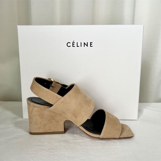 celine(セリーヌ)のセリーヌ プラットフォームミッドヒールサンダル 35.5 レディースの靴/シューズ(サンダル)の商品写真