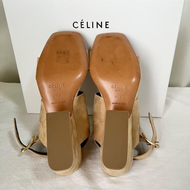 celine(セリーヌ)のセリーヌ プラットフォームミッドヒールサンダル 35.5 レディースの靴/シューズ(サンダル)の商品写真