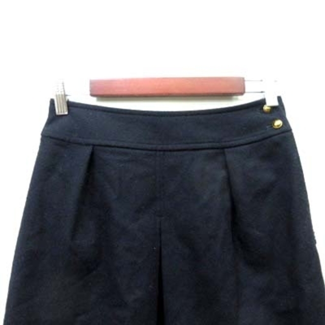 Spick & Span(スピックアンドスパン)のスピック&スパン 台形スカート ミニ ウール 紺 ネイビー /YI レディースのスカート(ミニスカート)の商品写真