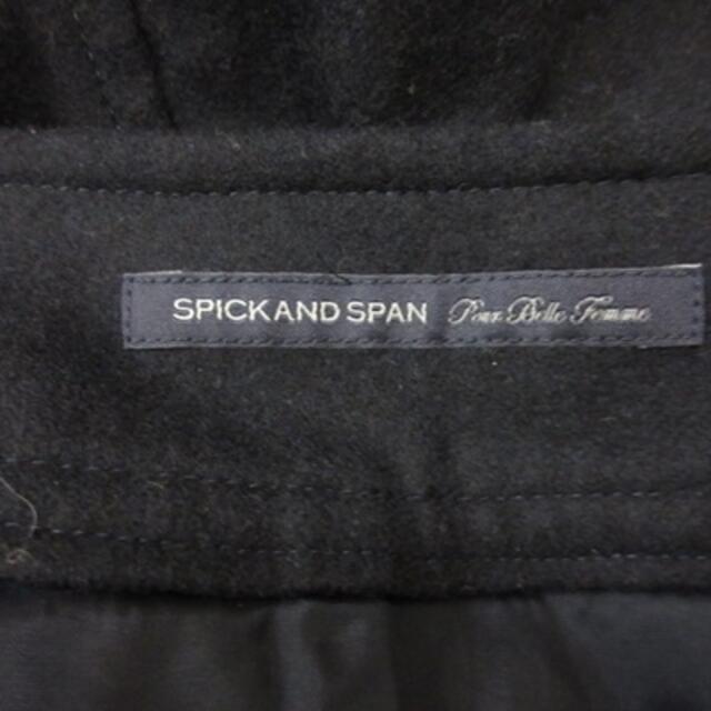 Spick & Span(スピックアンドスパン)のスピック&スパン 台形スカート ミニ ウール 紺 ネイビー /YI レディースのスカート(ミニスカート)の商品写真