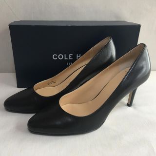 コールハーン(Cole Haan)の【値下げ】COLE HAAN コールハーン　プレーンパンプス　ブラック(ハイヒール/パンプス)