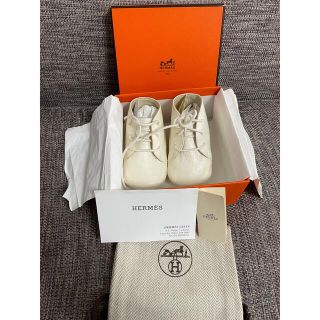 エルメス(Hermes)の【新品未使用】エルメス　ベビーシューズ　ラムレザー(その他)