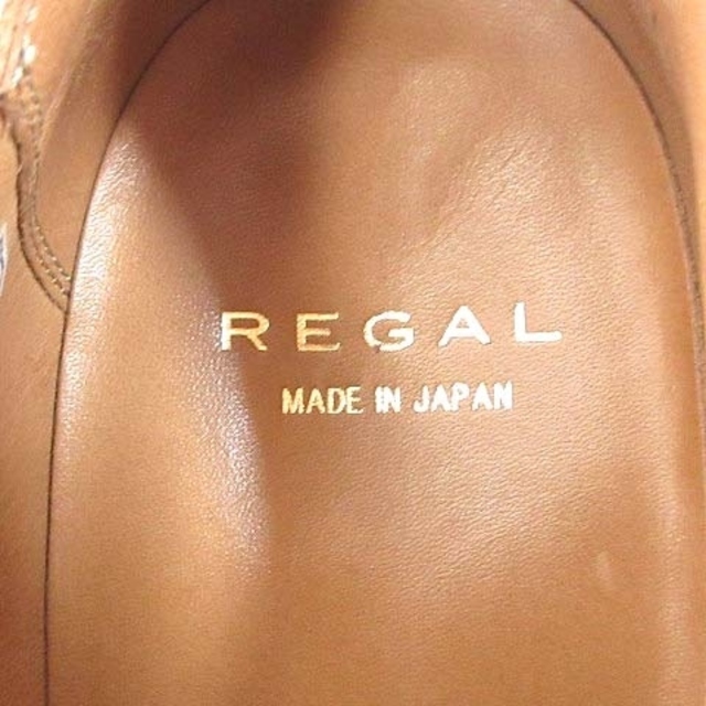 REGAL(リーガル)のリーガル オックスフォードシューズ レザー 切替 ローヒール 23 白 グレー レディースの靴/シューズ(その他)の商品写真