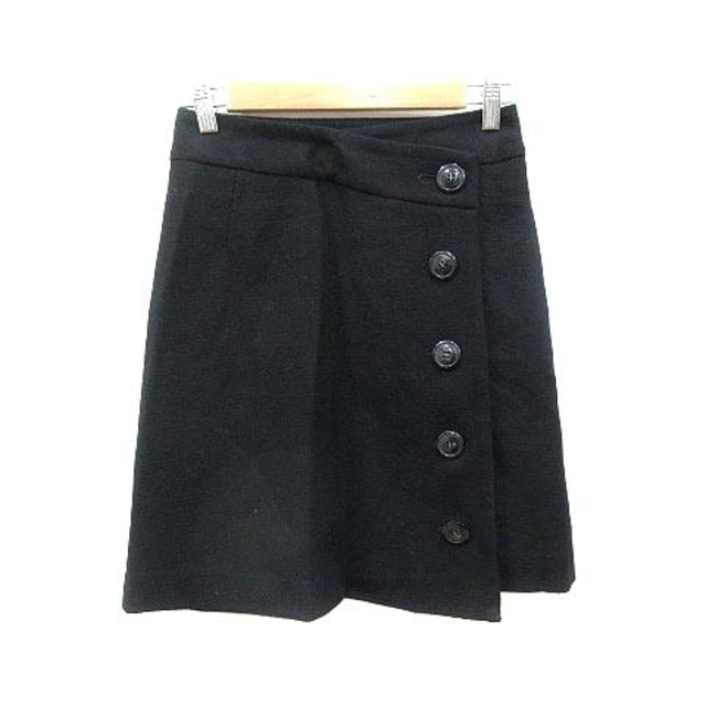 kumikyoku（組曲）(クミキョク)の組曲sis KUMIKYOKU SIS ラップスカート 台形 ミニ ウール 1 レディースのスカート(ミニスカート)の商品写真