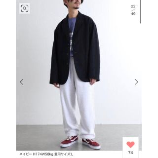 コモリ(COMOLI)のblurhms STANDARDJOURNAL MURAKAMIJacket(テーラードジャケット)