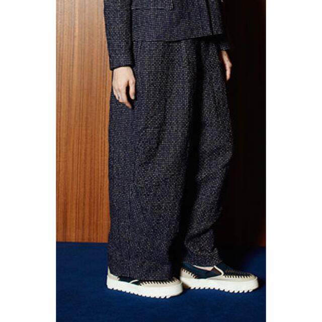 kolor pants カラー ワイドパンツ ネイビー-eastgate.mk